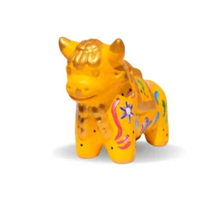 Torito de pucará amarillo