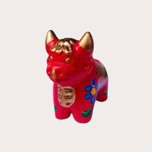 Torito de Pucará bebé rojo 3